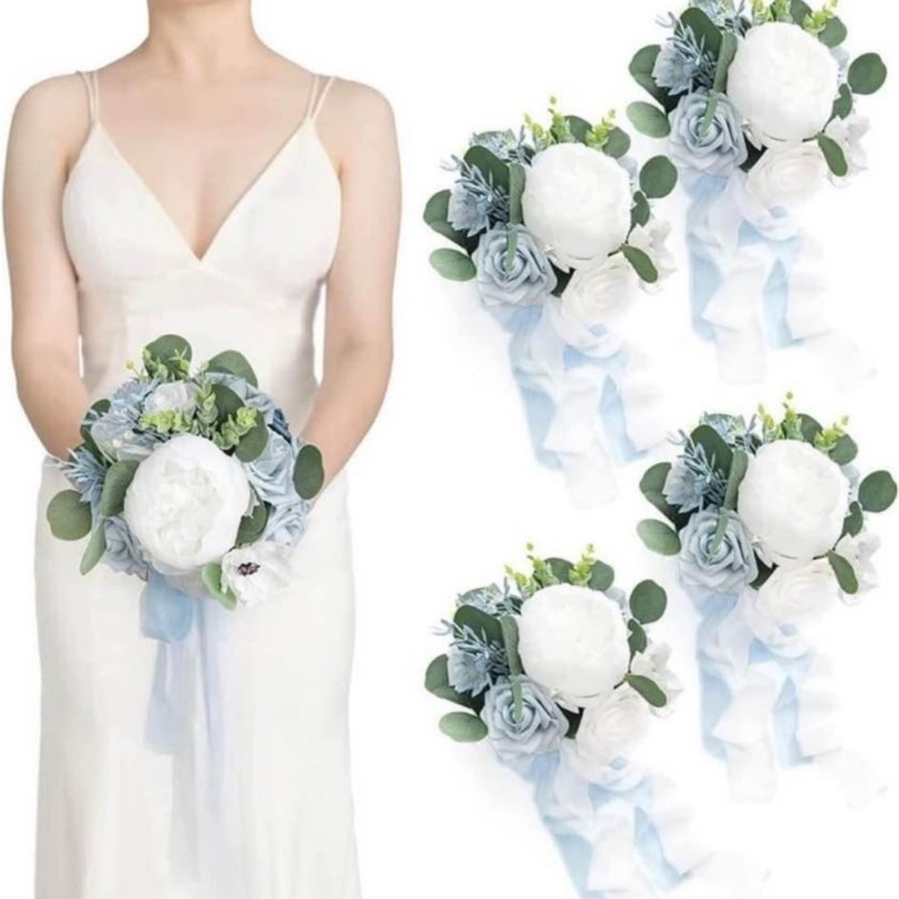 Ling’s Moment Bridesmaid Bouquets (Set of 4)